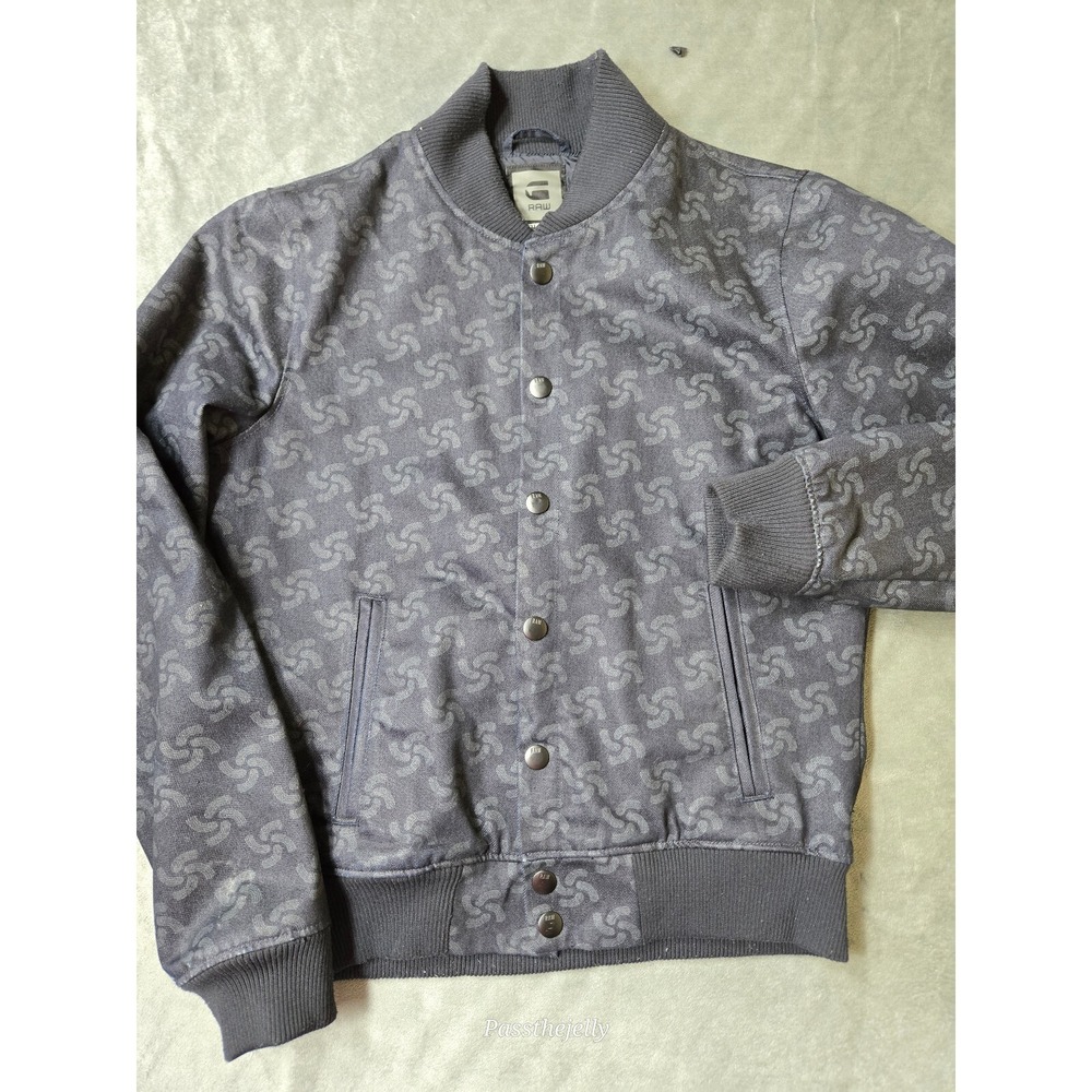 G-Star Raw Jacket Men Medium Drop 2 Fallden Bomber Denim Raw Pharrell India Rare